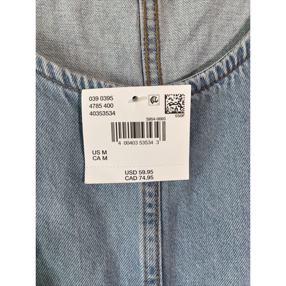 NWT American Eagle Outfitters Medium Denim Pinafore Dress - NWT-other See DESC - Picture 3 of 9